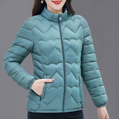 Womens Cotton Padded Clothes Autumn and Winter 2022 New Mothers Short Cotton Padded Clothes Large Size Middle-aged and Elderly Womens Clothes Korean Fashion Cotton Padded Jacket