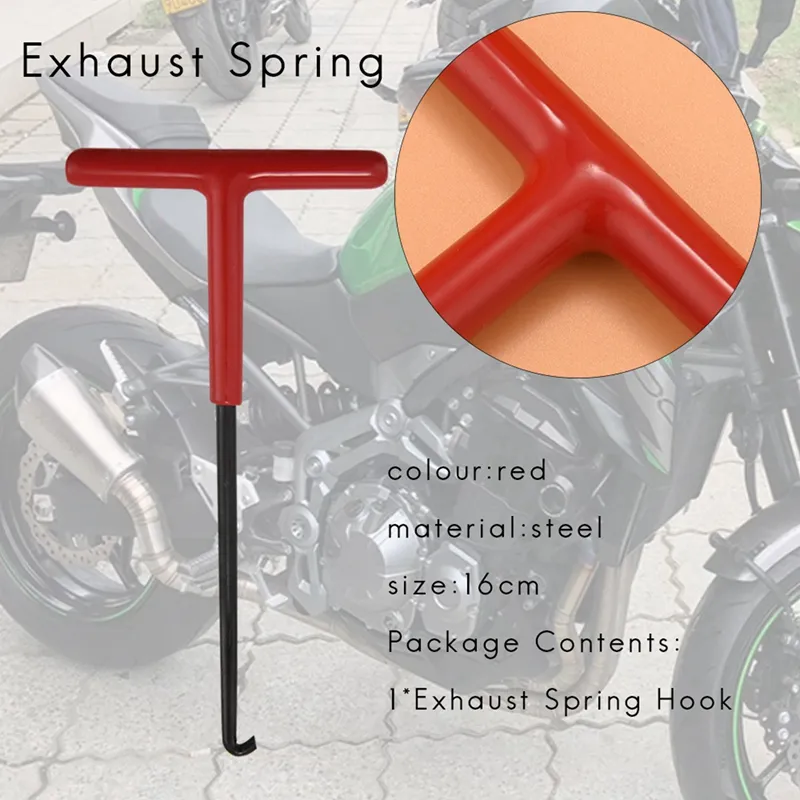 Exhaust Spring Hook Puller Tool T Handle Dirt Bike Mx Atv