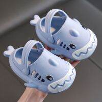 Baby Slides Shoes Toddler Boys Animal Slippers Cartoon Shark 3D Cute Home Shoes 1 10 Years Kids Sandals Pantufa Infantil