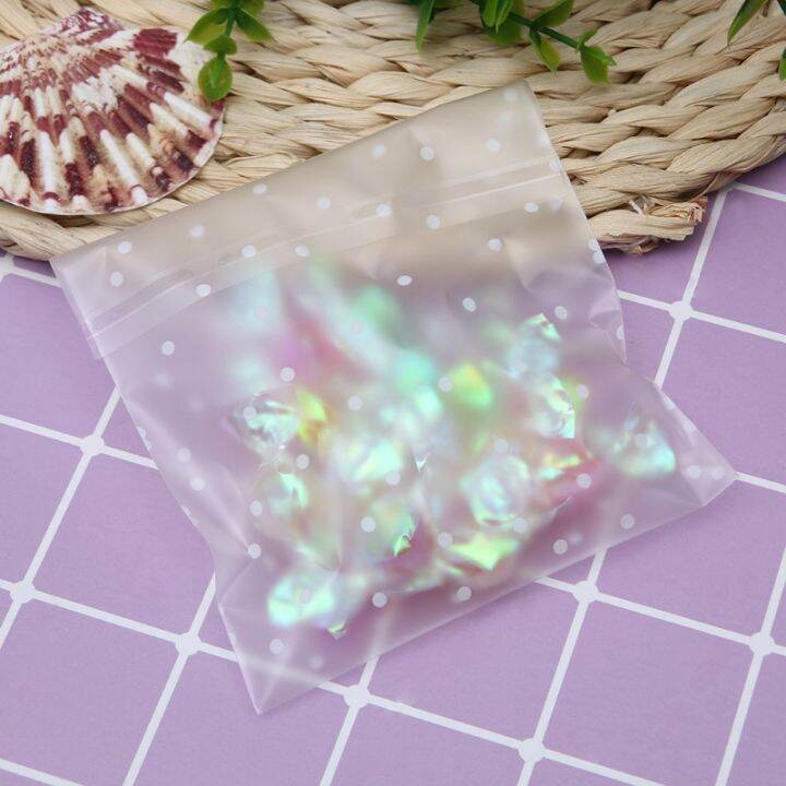 frosted-dot-self-adhesive-bag-baking-packaging-bag-with-thank-you-stickers-food-grade-candy-and-biscuit-packaging-bag-50pcs-pack