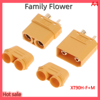 Family Flower Flash Sale XT90 Connector Anti-Spark MALE FEMALE CONNECTOR พร้อม HOUSING sheath