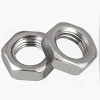 304 Stainless Steel Fine Thread Thin Nut Hexagon Nut M6 M8 M10 M12 M14 M16-M39