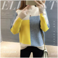 2019 New Girls Knitted Sweaters Spring Contract Candy Colors O-Neck Pullover Jumpers Tops Outwear Basic Thermal Layer Shirt