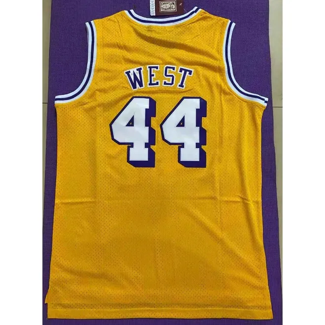 Vintage Los Angeles Lakers Jerry West 44 Basketball Jersey 