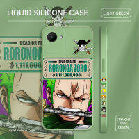 Cetus เคสป้องกันกล้องสำหรับ C30S Realme รูปการ์ตูนสุดเจ๋ง Zoro แบบขอบสี่เหลี่ยมปลอกซิลิโคนแบบน้ำ