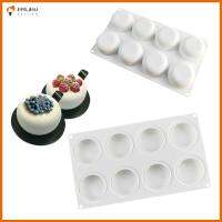 PPILMN 8ช่อง DIY ขนมขนมปังขนม มูสช็อกโกแลต ซิลิโคน เครื่องมืออบ แม่พิมพ์เค้ก Bakeware