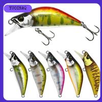 YUOINAQ 2pcs ตะขอสามชั้น เหยื่อตกปลาขนาดเล็ก Wobblers crankbaits การสั่นสะเทือน เหยื่อล่อตกปลา ร้อนแรงมาก 9009 เหยื่อจมวิบ อุปกรณ์ตกปลาสำหรับตกปลา