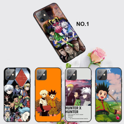 Casing หรับ iPhone 14 13 11 Pro Max 11 Mini 8+ 8 Plus EL57 Hunter X Hunter Anime Pattern Phone เคสโทรศัพท์ อ่อนนุ่ม TPU Shockproof Black ปก