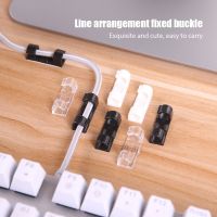 Universal Cable Organizer USB Cable Winder Desktop Tidy Cable Management Clips Cord Holder Wall Wire Manager Data Line Organize