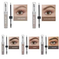 Liquid Eyebrow Cream 8-Color Double Head Eyebrow Liquid Pen Easy To Use Waterproof Brow Dyeing Cream For All Skin Types