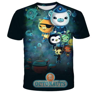 Summer New 3D Printed Children/Girls Kawaii Big T-shirt Cartoon O-Neck Short Sleeve Street Fashion T-shirt