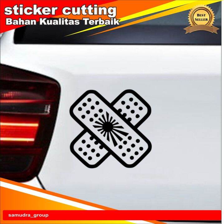 Stiker cutting plester jdm untuk helm kaca dan body mobi Lazada Indonesia