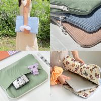 Corduroy Tablet Storage Pouch Liner Bag 11-14 Inch Lightweight Laptop Tablet Protective Case Portable Notebook Case Sleeve