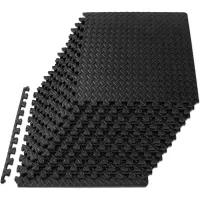 【จัดส่งภายใน 24 ชม】แผ่นโฟมรองออกกำลังกายPuzzle Exercise Mat 30*1.2cm/12pcs, EVA Interlocking Foam Floor Tiles for Home Gym, Mat for Home Workout Equipment, Floor Padding for Kids, Available in Packs of 1m2