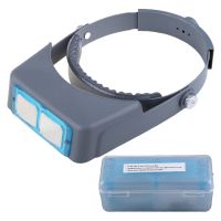 Head-mounted Welding Repair Magnifier Head Band Optivisor Eye Loupe 4 Lens R9JF