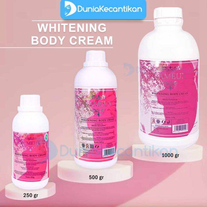 Fameux Whitening Body Cream Bleaching Blicing Body Lotion Whitening