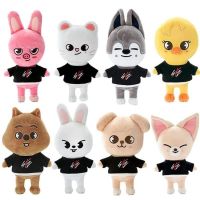 Skzoo Plush Toys 20cm Stray Kids Plush Wolf Chan Cartoon Stuffed Animal Plushies Doll Kawaii Companion for Kids Adults Fans Gift