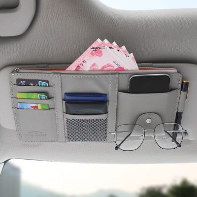 【CW】✾✵  Car Organizer Document Storage Automobile Bill Business Card Holder Interior Accessory