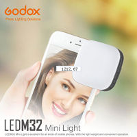 Godox LEDM32มินิไฟ LED S Elfie เติมโคมไฟแบบพกพาวิดีโอการถ่ายภาพแสงคลิป USB โคมไฟคืนสำหรับศัพท์ภาพ Vlog สด