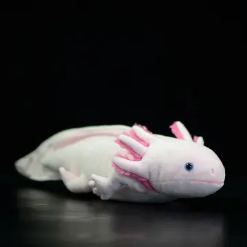 Kawaii Axolotl Plush Toy Animal Axolotl Plushies Figure Doll Cartoon Animal  Soft Pink Axolotl Stuffed Dolls for Kids Gifts