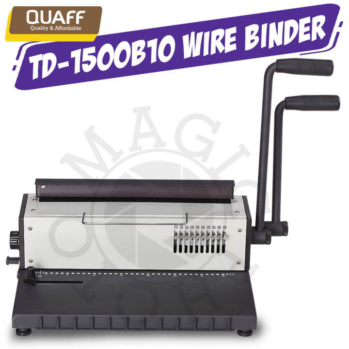 Magic photo QUAFF Wire Binding Machine A4 size TD1500B10 Lazada PH