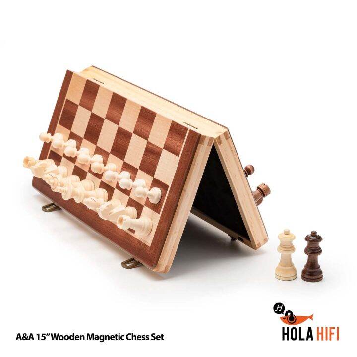 a-amp-a-15-wooden-magnetic-chess-set-ชุดกระดานหมากรุก-พับเก็บได้-ระบบแม่เหล็ก