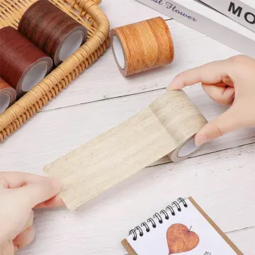 5M/Roll Realistic Woodgrain Repair Adhensive Duct Tape 8 Colors For  Furniture