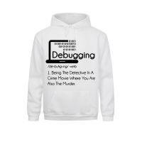 2023 NewDebugging Definition Hoodie โปรแกรมเมอร์ Coding Mens Tees Vintage