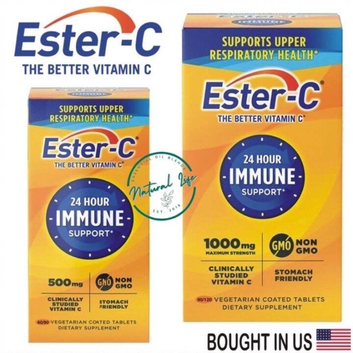 Ester C Non Acidic Vit C 1000mg 120 Tablets 500mg 90Tablets | Lazada PH