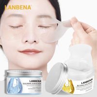 LANBENA Hyaluronic Acid Eye ลดความหมองคล้ำบำรุง Hydration Moisturizing Eye Patches Serum Anti-Aging Eye Skin Care