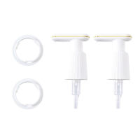 2pcs Plastic Mustard White Head Ketchup Kitchen Bathroom Lotion Spout Shampoo Conditioner Oyster Sauce Dispense Bottle Liquid Syrup Pump