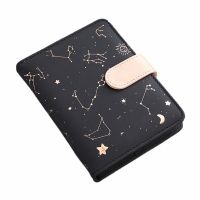 Starry Star Moon PU Leather Notebook Hardcover Paper Journal Diary Planner