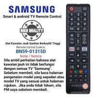 Samsung BN59-01315D Smart Led TV รีโมตคอนโทรล พร้อม NETFLIX วิดีโอไพรม์ (ของแท้ หรือเปลี่ยนทดแทน)