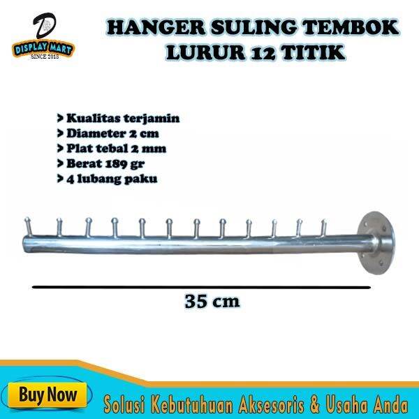 Hanger Suling Tembok 12 Paku Lurus Lempeng 35 Cm Lazada Indonesia