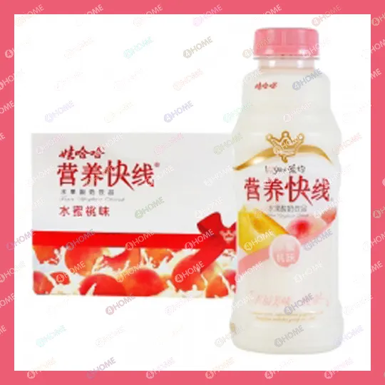 wahaha nutrition fruit yogurt milk drink 500ml peach flaver Lazada PH