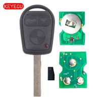 【❐】 islwpi Keyecu EWS Remote Key 3ปุ่ม315/433MHz ID44ชิป HU92เก่า BMW 5 7 X5 X3 Z4 E38 E39 E46 (ปรับ)