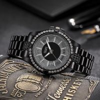 Fashion Quartz Wristwatches For Men Stainless Steel Business Watch Silver Round Dial Wrist Watch Reloj Hombre