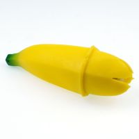 【YF】▨  Banana Prank Squeeze Slow Bananas With Happy Face Kids Stress Reliever Decompression Antistress Gag