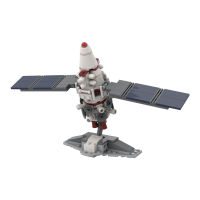 Gobricks MOC Space Series ยานอวกาศดาวเคราะห์น้อยคู่ Redirection Test DART Building Block Kit Salite Probe Vehicle Model Toys