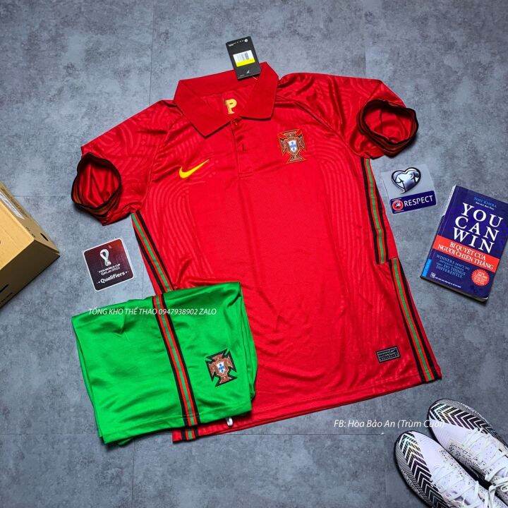 Tặng Vớ Cao Cấp 12.12] Áo Bóng Đá Đội Tuyển Bồ Đào Nha Áo Đỏ Quần Xanh  World Cup 2022 Phom 43-90Kg | Lazada.Vn