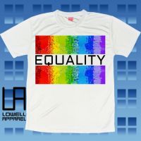 Equality Statement Rainbow T-shirt - LGBTQ Pride Tshirt - Unisex - Sublimation - Dri-fit