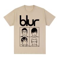 Blur เสื้อยืดวินเทจอังกฤษ Britpop Band Cotton Men T เสื้อใหม่ Tee TShirt สตรี Tops