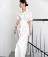 Trudy62 - Chole Long Dress เดรสเรียบทรงยาว (Pre-Oder 10-15 Days)