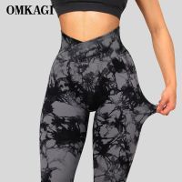 OMKAGI Fitness Legging Woman Push Up Workout Sport Booty Leggings Women Scrunch Butt Female Outfit Gym Seamless Legging Pants