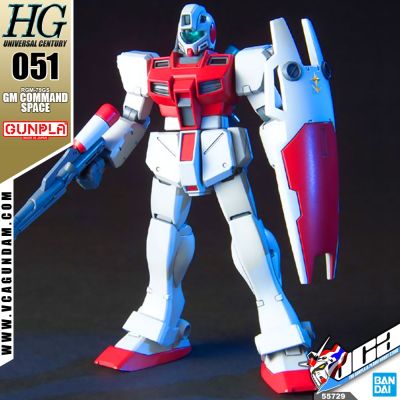 ⭐️ BANDAI GUNPLA HIGH GRADE UNIVERSAL CENTURY HGUC HG 1/144 RGM-79GS GM COMMAND SPACE ประกอบ หุ่นยนต์ โมเดล กันดั้ม กันพลา ของเล่น VCA GUNDAM