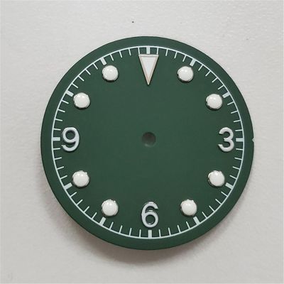 ✺✣ Twórczy zielony świecąca tarcza wymiana 31MM zegarek wybierania dla Miyota 8215 8200 821A dla Mingzhu 2813 3804 zegarek ruch część