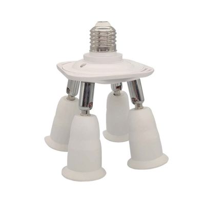 【YF】❧❁  Bendable E27 to Splitter Socket Base Bulb Holder Adjustable Screw Converter for Lamp Extension