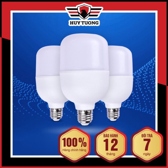 Bóng led bulb led trụ nhựa siêu sáng ánh sáng trắng  5w - 10w - 15w - 20w - ảnh sản phẩm 1