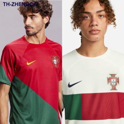 Newestஐ✱ ZHENGCAI Portugal Jersey Away 2022 2023 Fan Issue Top Quality Men Football Jersey Baju Bola Sepak Soccer