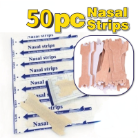 50PCS Anti Snore Strips Breathe Right Better Nasal Strips Patch Snoring Labe S/L ขนาดแพทช์จมูก 66*19 55*16 มม. Health Care-Souyine